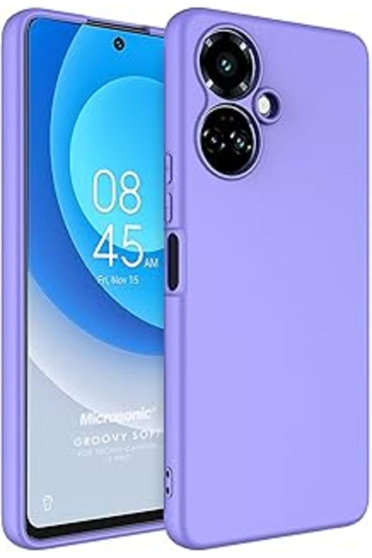 nerede bulurum Tecno Camon 19 Pro Için Kılıf Groovy Soft Lila [Camon 19 Pro Ile Uyumlu Kılıf - Lila]