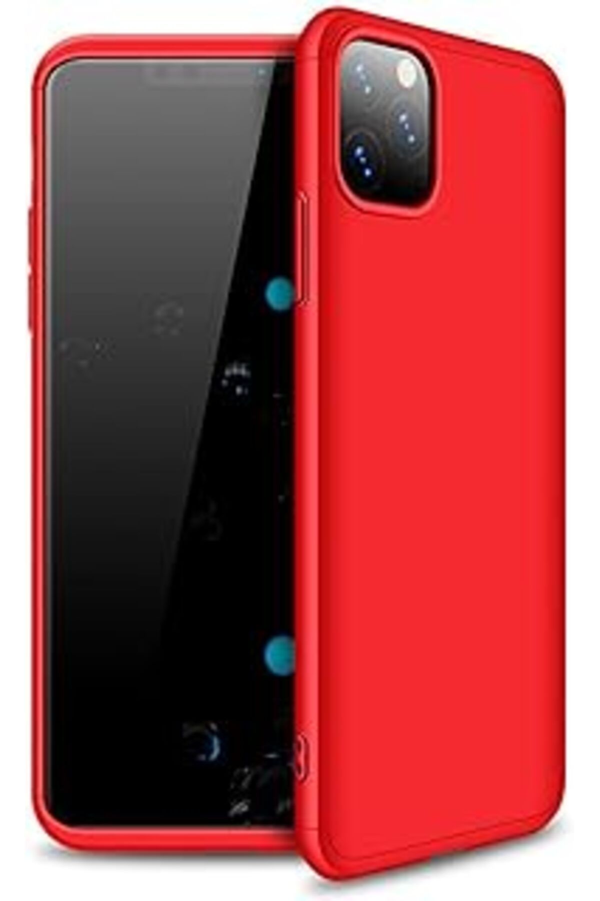 robotrend Iphone 11 Pro Max (6.5'') Için Kılıf Double Dip 360 Protective Kırmızı [Iphone 11