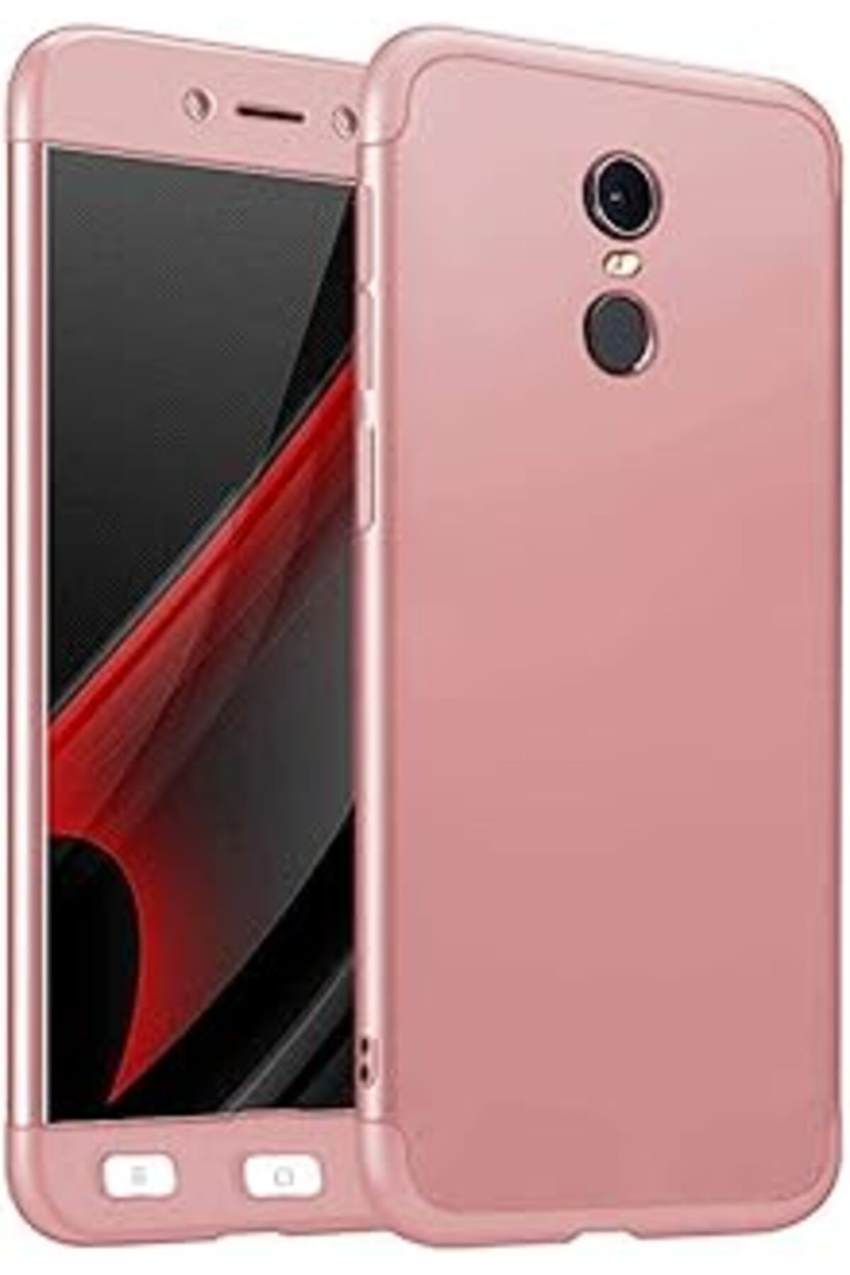 nerede bulurum Mi Redmi Note 4 Için Kılıf Double Dip 360 Protective Rose