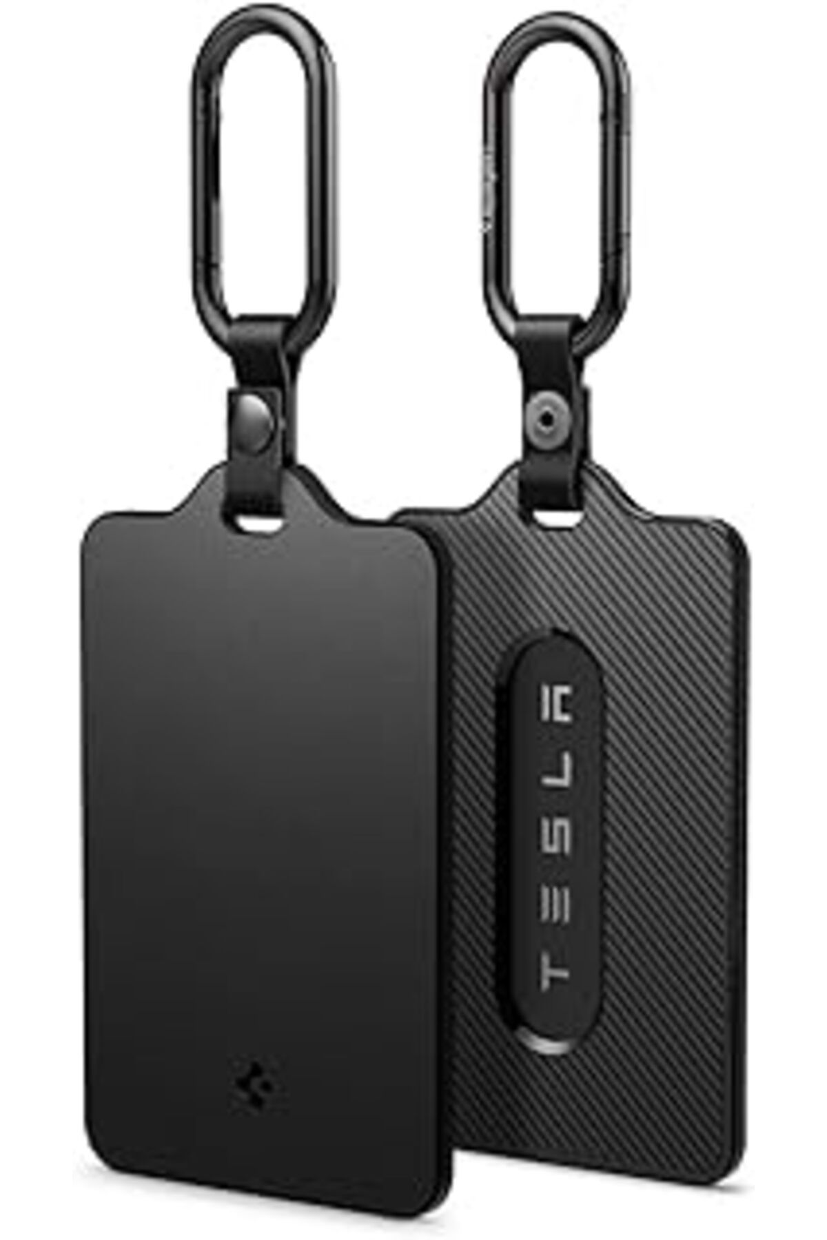 NZM TİCARET Spigen Air Fit Tesla Anahtarı Ile Uyumlu Kart Kılıfı (2 Adet) To243 Black - Acp07175