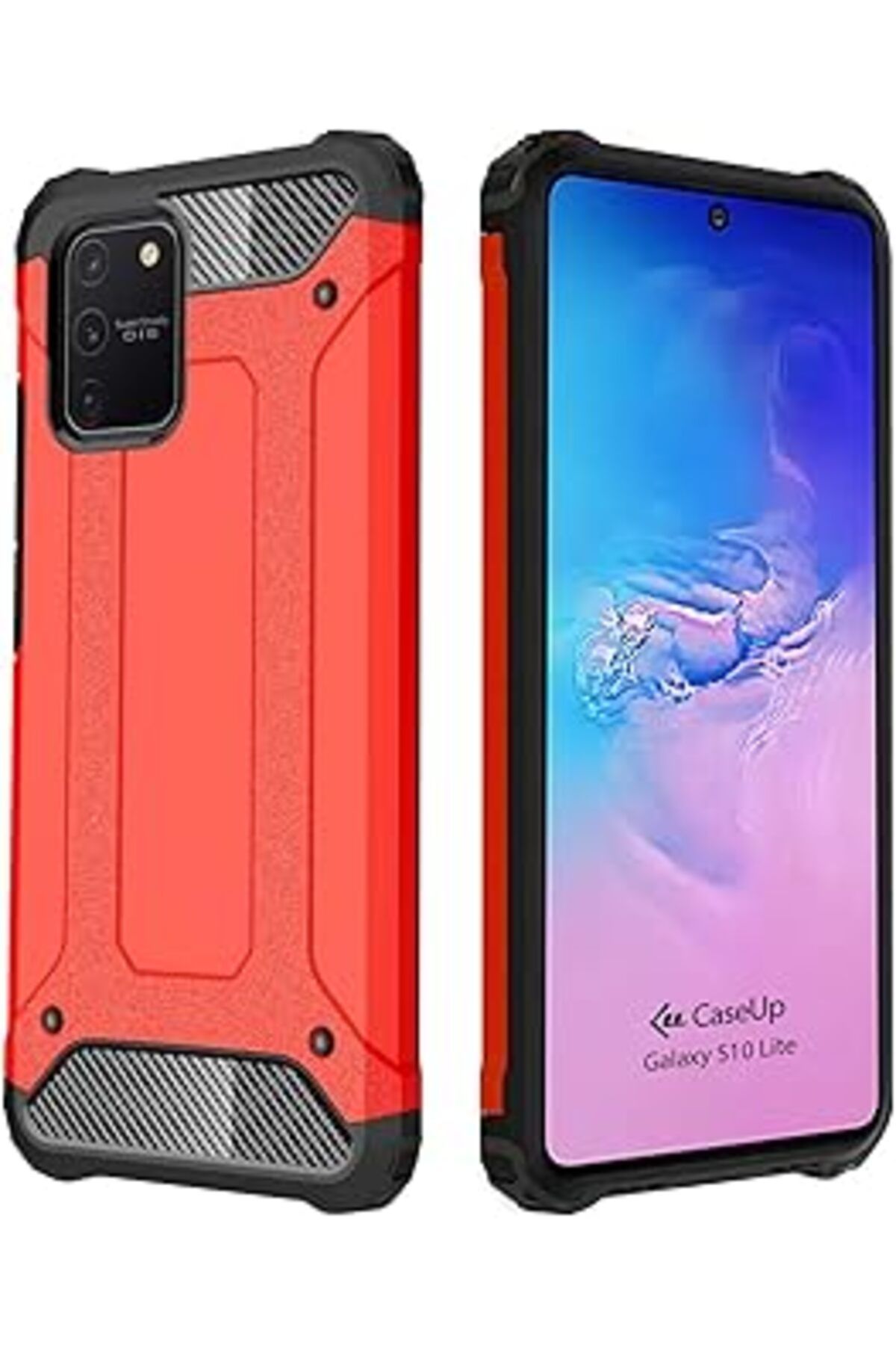 Ceet Markets Caseup Galaxy S10 Lite Uyumlu Kılıf, Caseup Tank Kırmızı