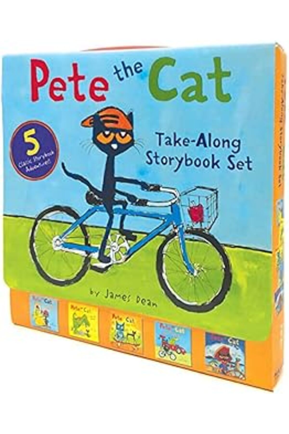 MAGNESİA Pete The Cat Take-Ng Storybook Set: 5-Book 8X8 Set