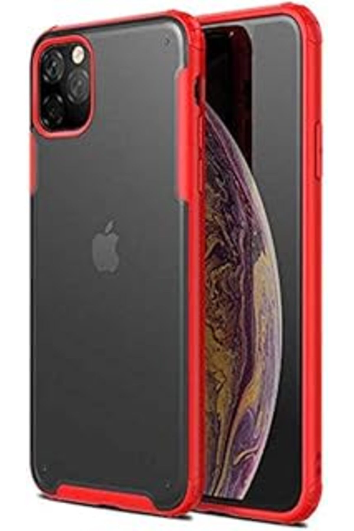 EDALKILIÇ Iphone 11 Pro Ile Uyumlu Volks Için Silikon Kırmızı Cep Telefonu Kılıfı