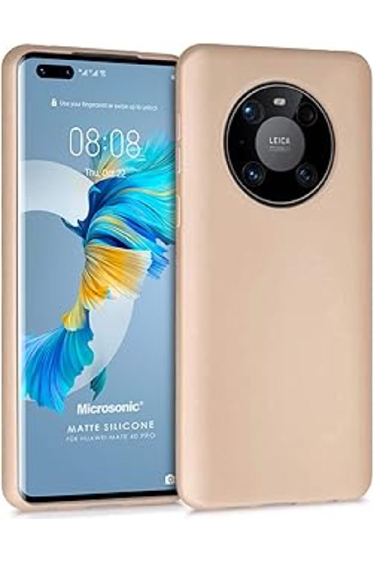 EDALKILIÇ Matte Silicone Huawei Mate 40 Pro Için Kılıf [Mate 40 Pro Ile Uyumlu Kılıf - ]