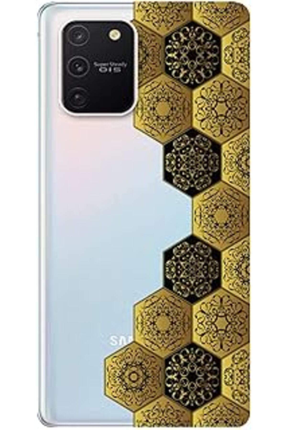 feifei Galaxy S10 Lite Kılıf Sm-G770F Baskılı Silikon Desen Tasarım Stk:332