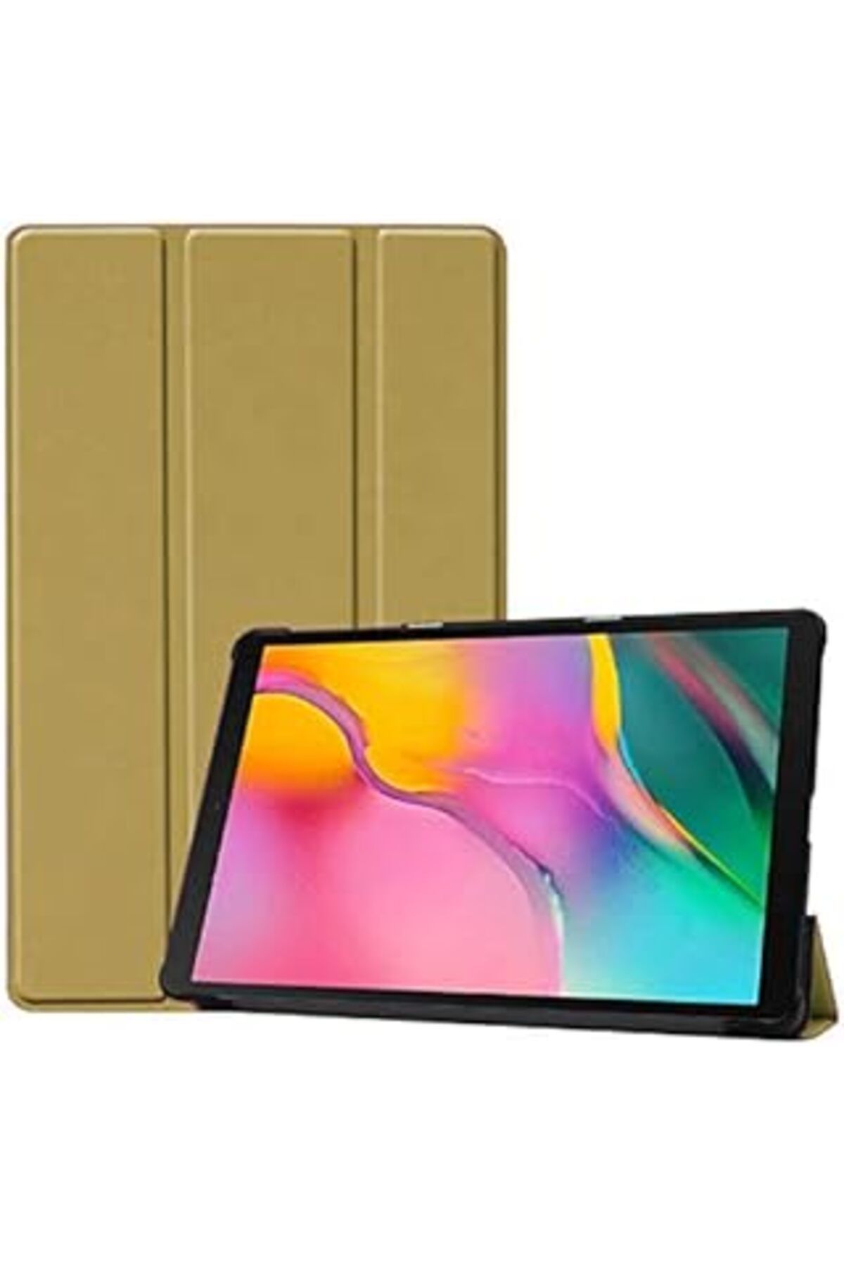 nerede bulurum Huawei T5 10 Inc İLe Uyumlu Smart Cover Standlı Kılıf Arkası Şeffaf