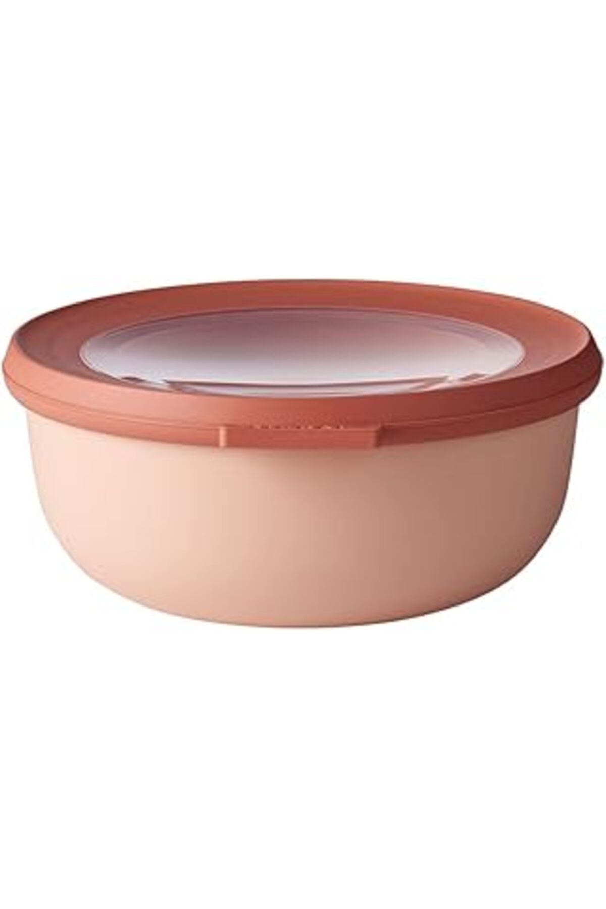 NZM TİCARET - Cirqula Çok Amaçlı Kase Yuvarlak Blush – 750 Ml – Saklama Kutusu, Buzdolabı Kutusu,