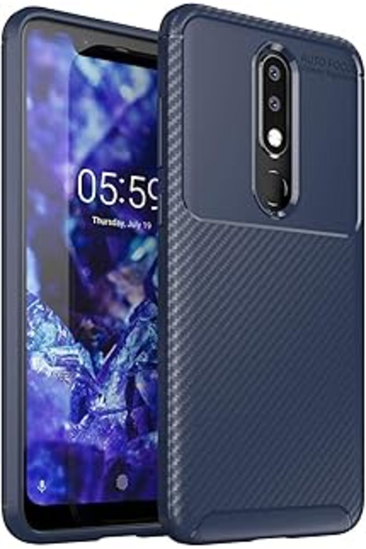 NZM TİCARET Nokia 5.1 Plus Için Kılıf Legion Series Lacivert