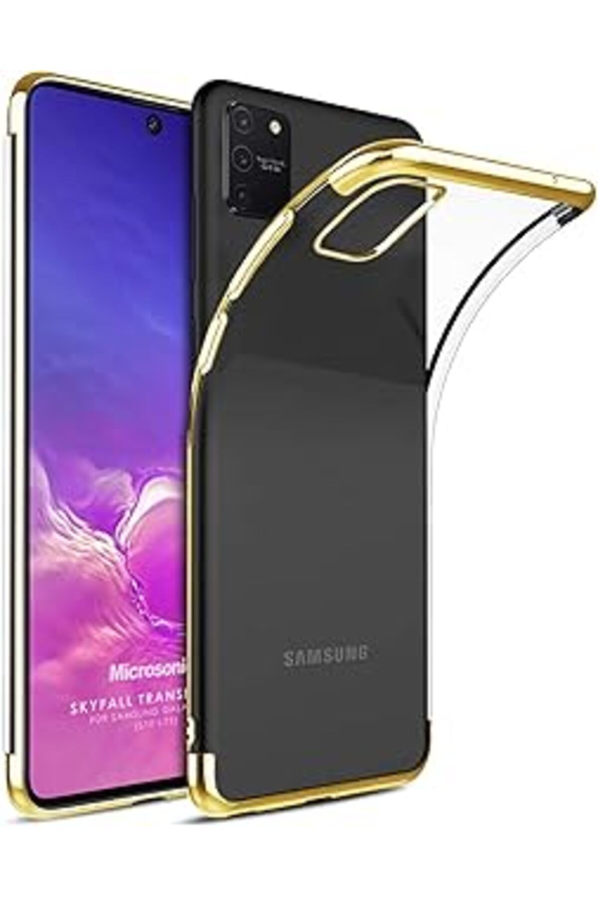 feifei Galaxy A91 Kılıf Skyfall Transparent Clear