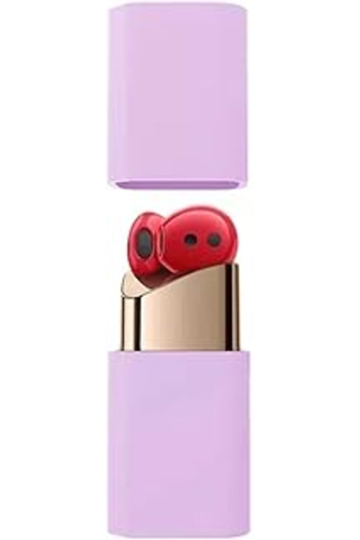 EDALKILIÇ Huawei Freebuds Lipstick İLe Uyumlu Kılıf Smooth Matte Tpu Silikon Kılıf Lila