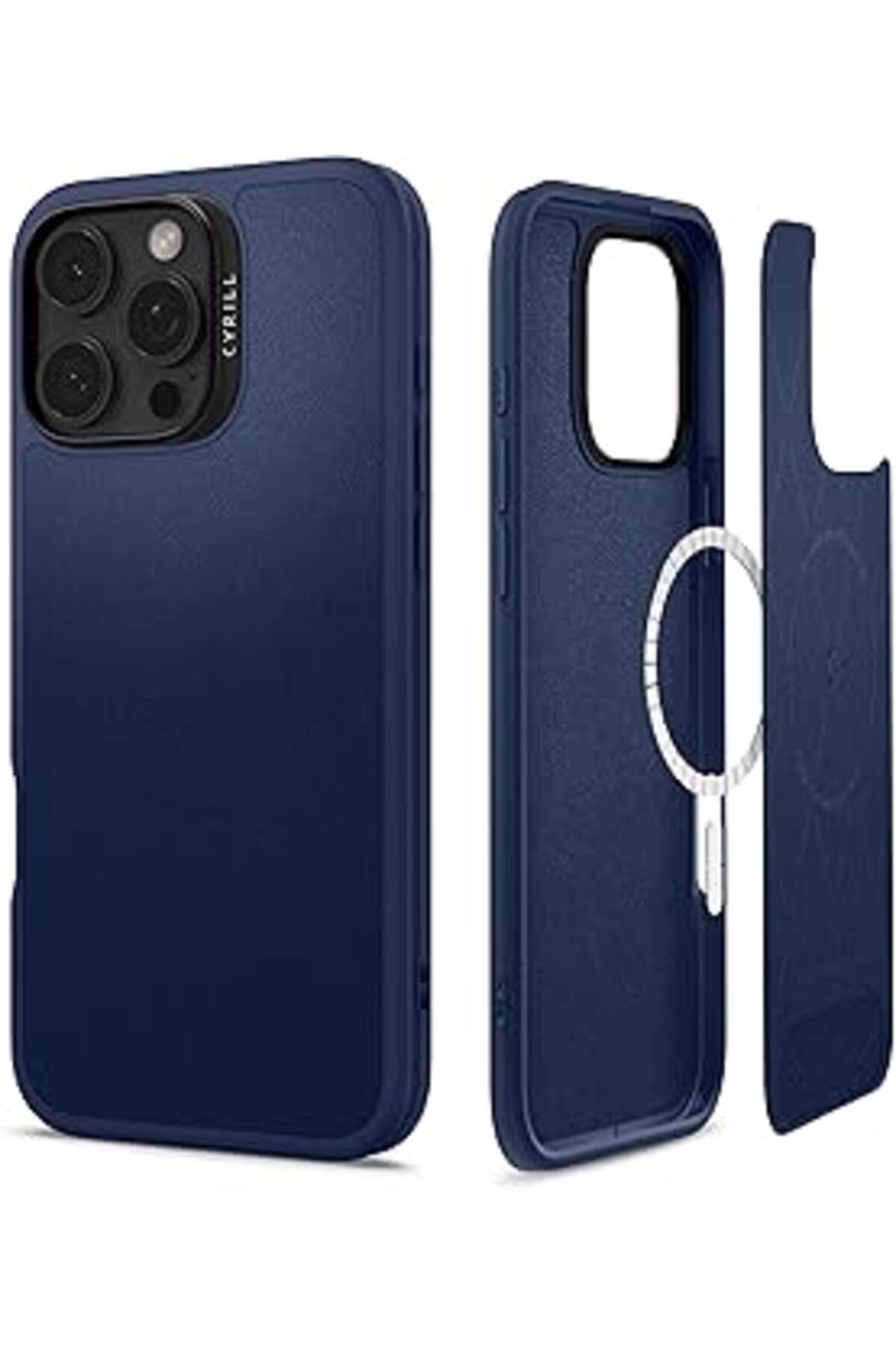 MAGNESİA Cyrill Spigen Ciel Iphone 16 Pro Kılıf Kajuk Mag Magsafe Özellikli Navy - Acs08408