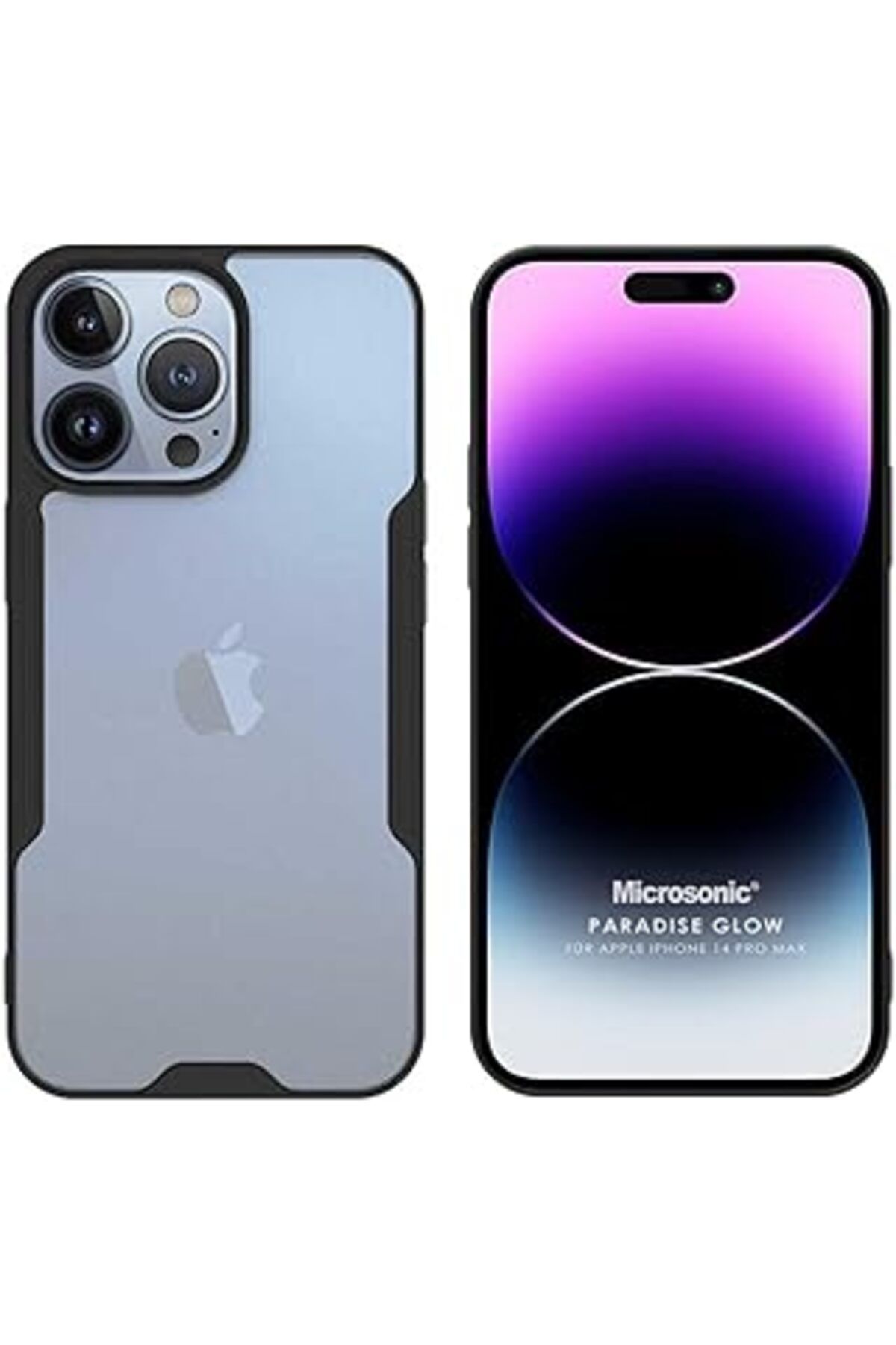 feifei Iphone 14 Pro Max Için Kılıf Paradise Glow Siyah [Iphone 14 Pro Max Ile Uyumlu Kıl