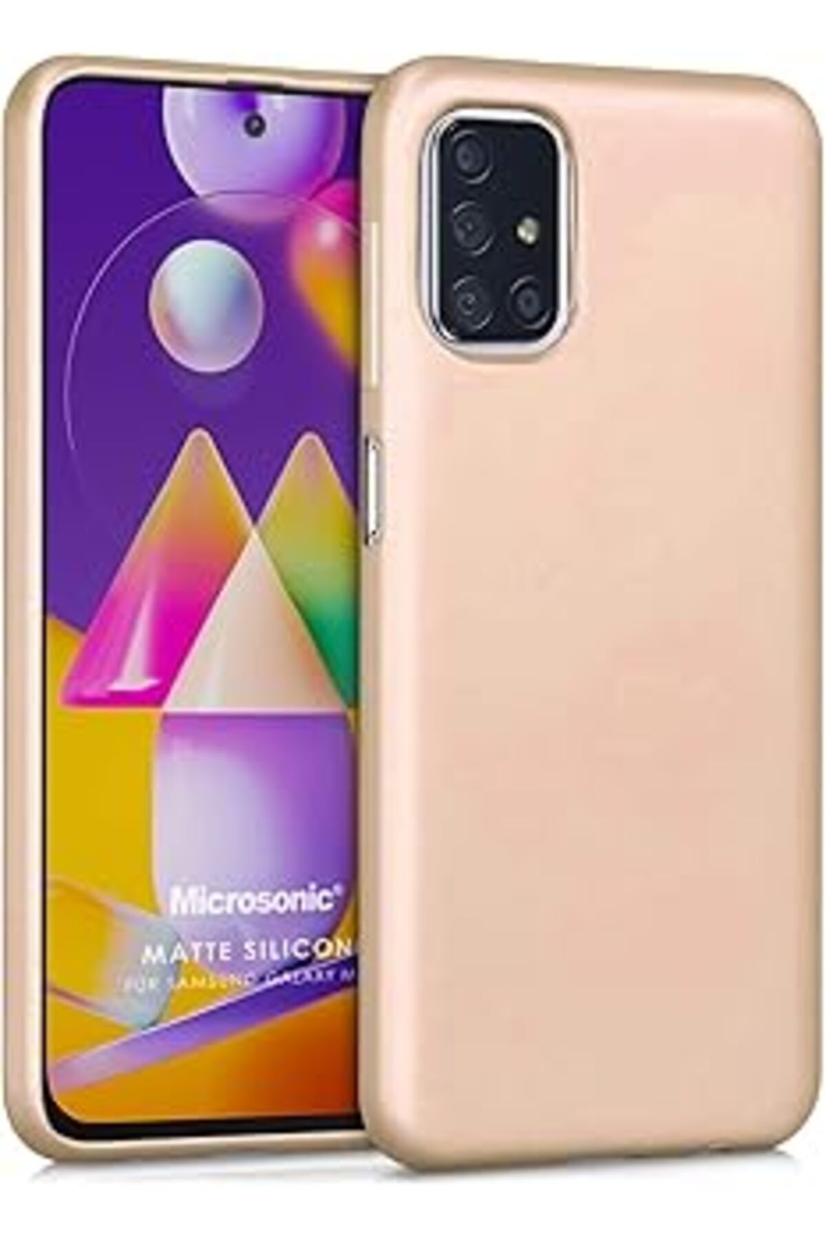 MAGNESİA Matte Silicone Galaxy M31S Için Kılıf [Galaxy M31S Ile Uyumlu Kılıf - ]