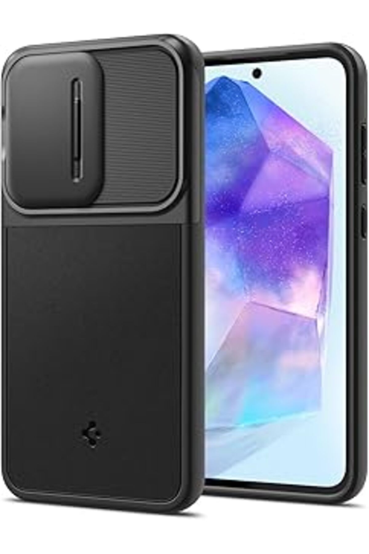 EDALKILIÇ Spigen Galaxy A55 Kılıf Optik Armor Black - Acs07535