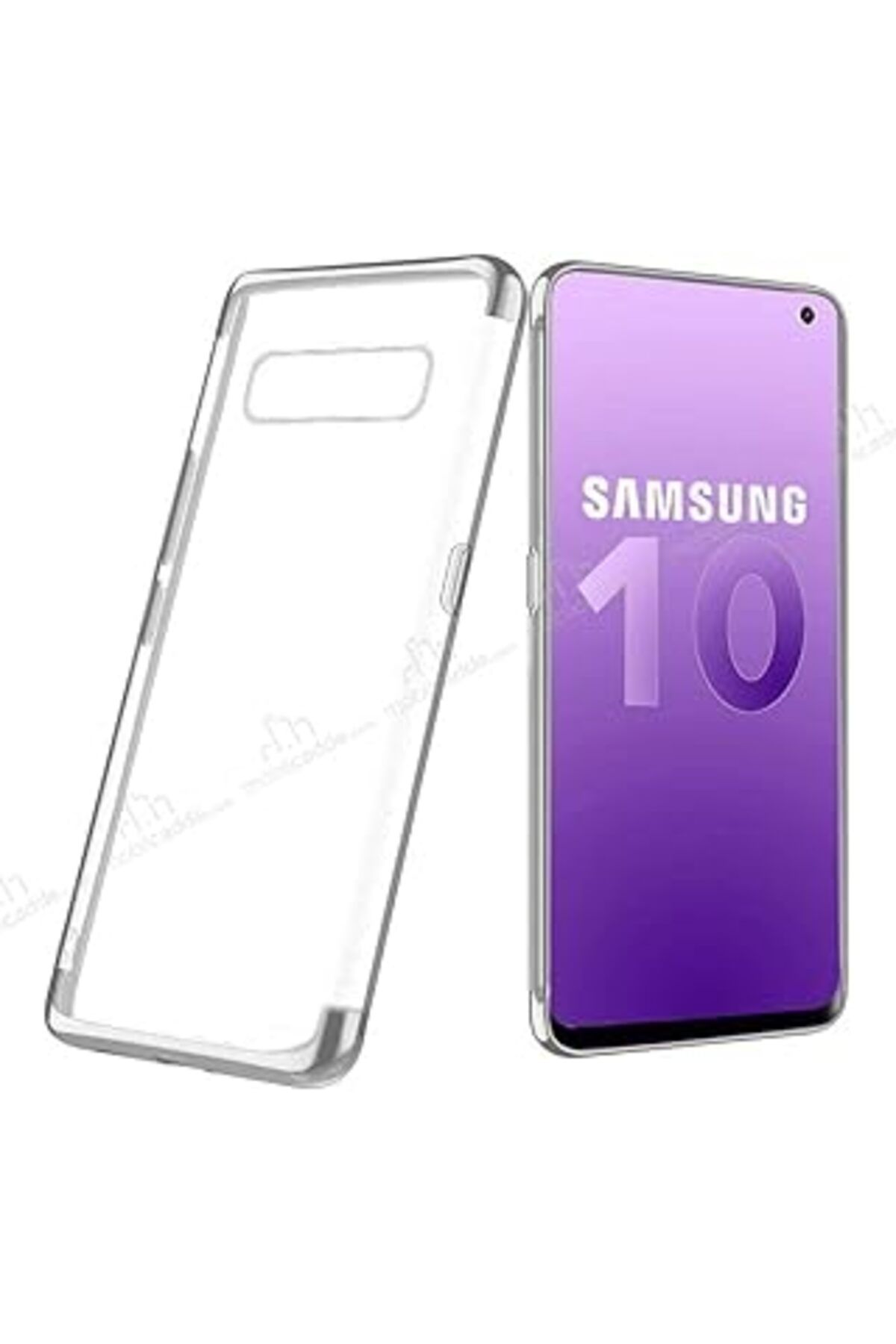 Ceet Markets Susa Tek Galaxy S10+ Için Darbeye Dayanıklı Kılıf, Şeffaf Silikon Kılıf, Sert Ve Dayanıklı