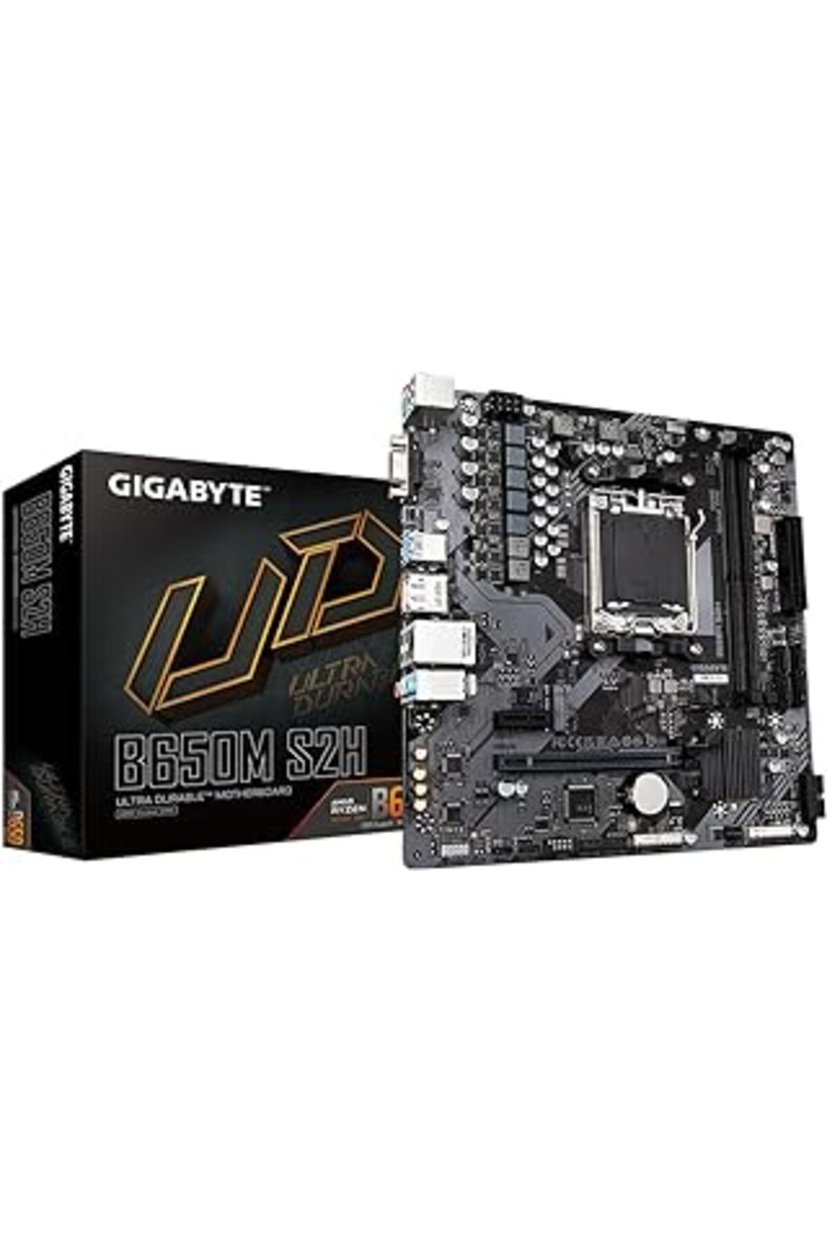 NZM TİCARET Gigabyte B650M S2H Amd Soket Am5 Ddr5 6400(Oc) Mhz Matx Gaming (Oyuncu) Anakart