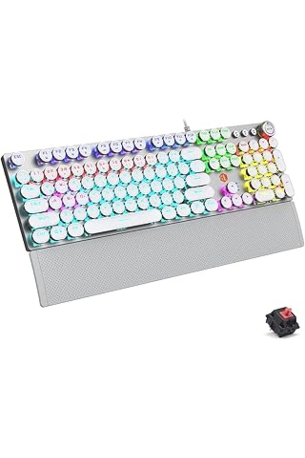 nerede bulurum Lecoo Kg1102 Usb Kablolu Red Switch Makro Tuşlu Rgb Led Aydınlatmalı Mekanik Gaming Türkçe Q Metali