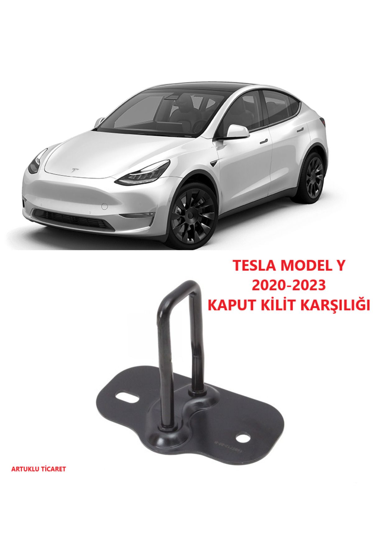 ARTUKLU TİCARET TESLA MODEL Y 2020-2023 uyumlu KAPUT KİLİT KARŞILIĞI