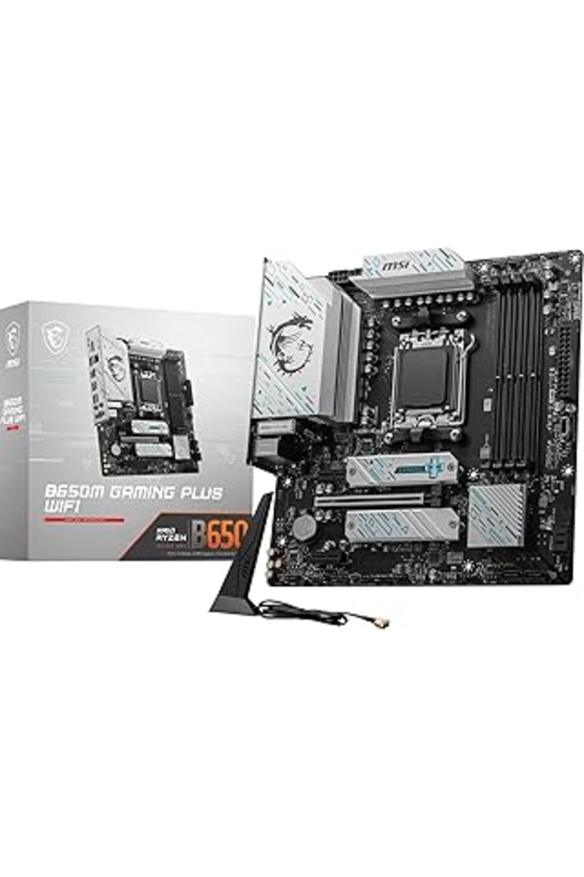 NZM TİCARET Msi Mb B650M Gaming Plus Wifi Am5 Ddr5 7200Mhz(Oc) Hdmi Dp M.2 Usb3.2 2.5G Lan Wi-Fi 6E Matx