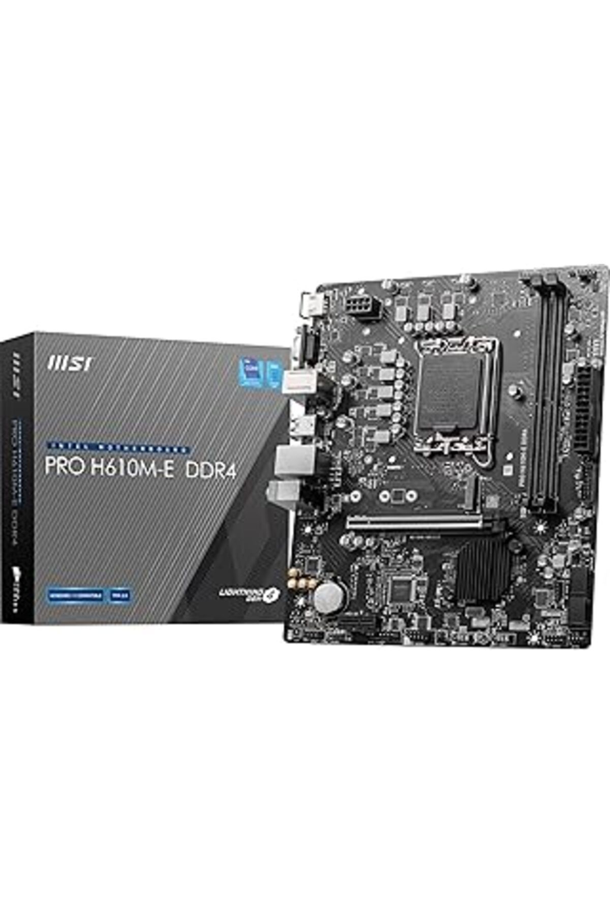 nerede bulurum Msi Mb Pro H610M-E Ddr4 Soket 1700 Ddr4 3200(Oc) Hdmi Vga M.2 Usb3.2 1X 1G Lan Matx Anakart