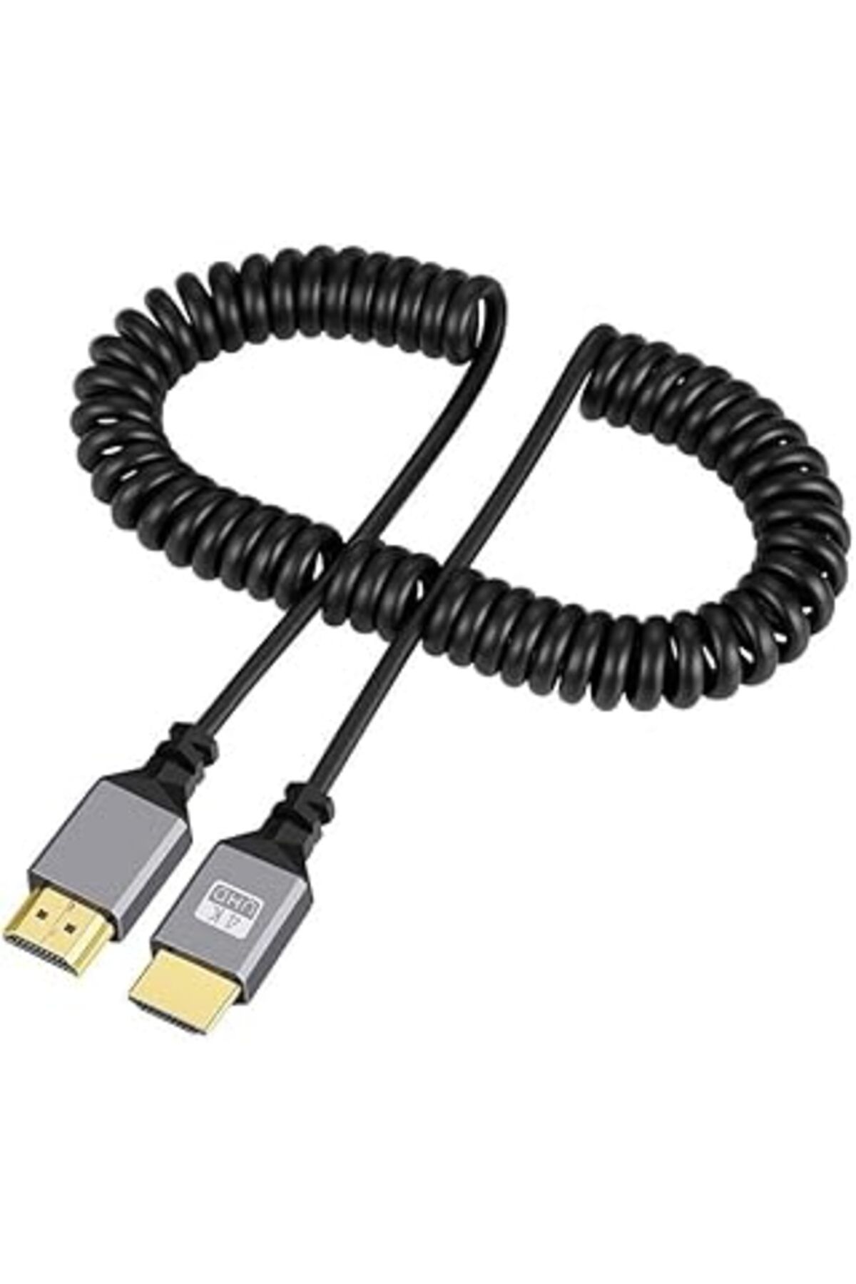 nerede bulurum Hdmi Spiral Yaylı Uzayabilen Fullhd 4K 60Hz Uhd Kablo (0.5-2 Metre)