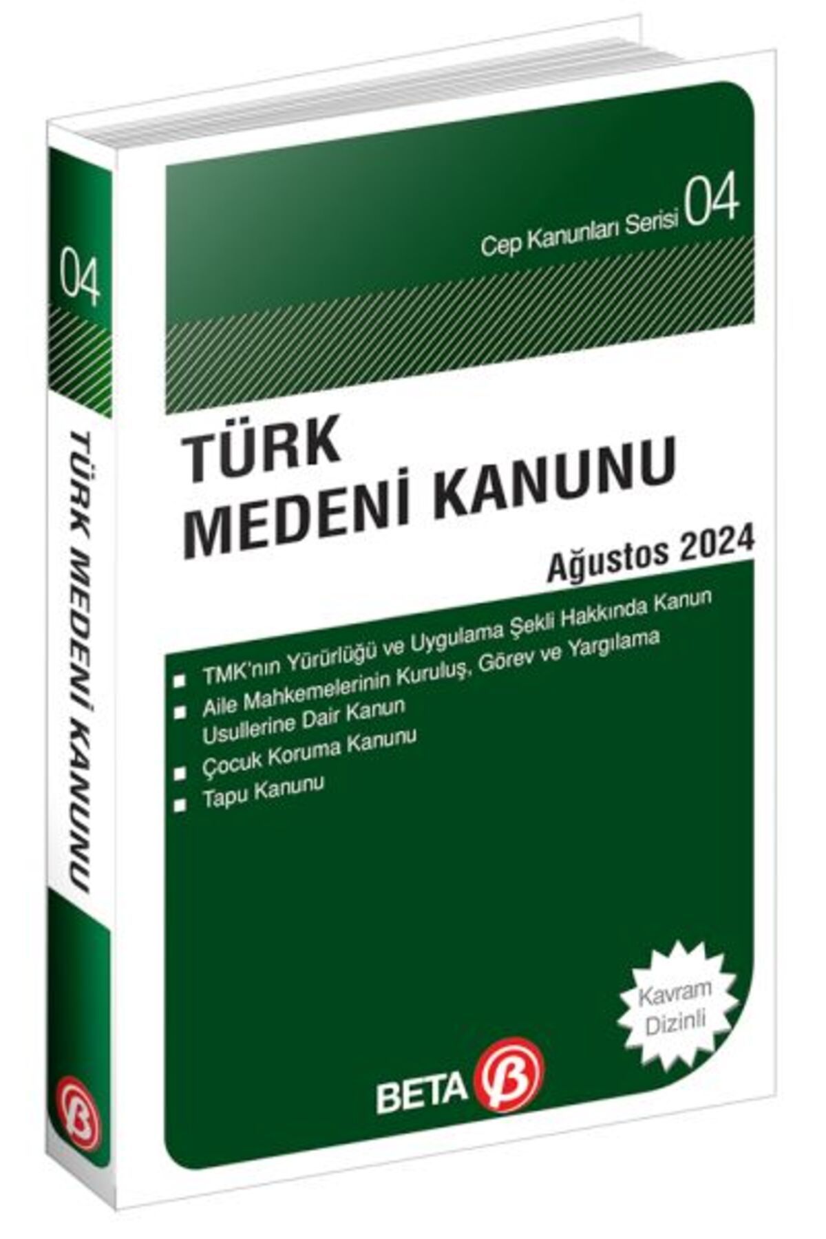 Beta Yayınevi Türk Medeni Kanunu - Ağustos 2024