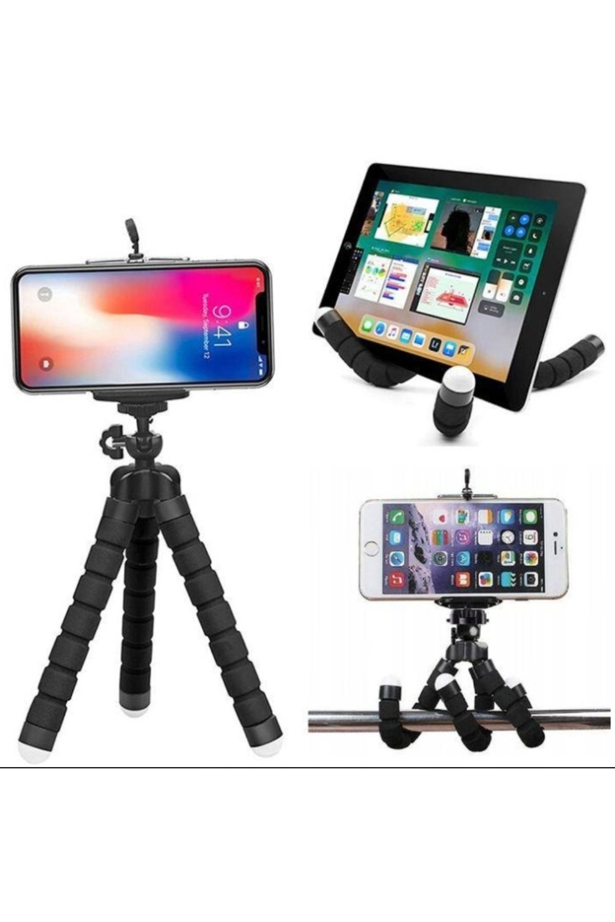 OEM Ahtapot Tripod Stand, Mini, Esnek, Çok Yönlü