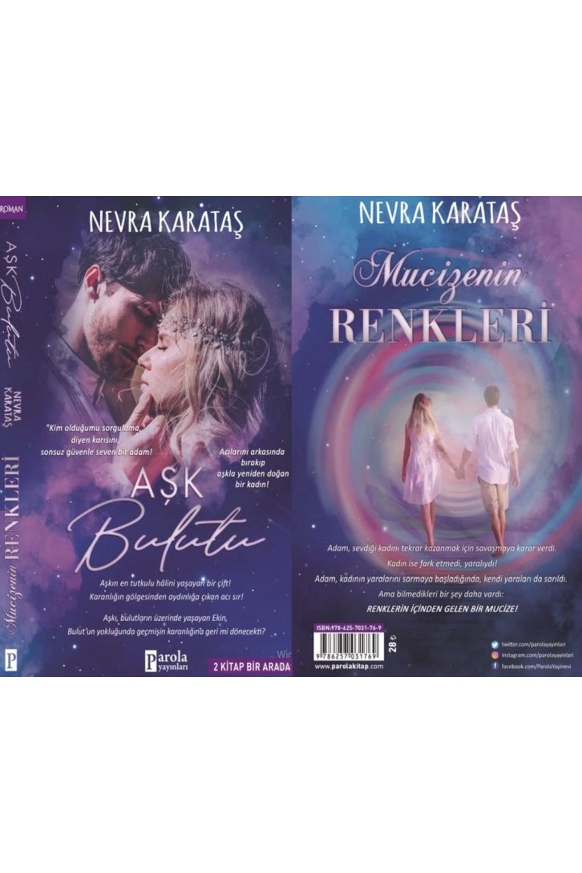 Parola Yayınları Aşk Bulutu - Mucizenin Renkleri (2 Kitap Bir Arada)