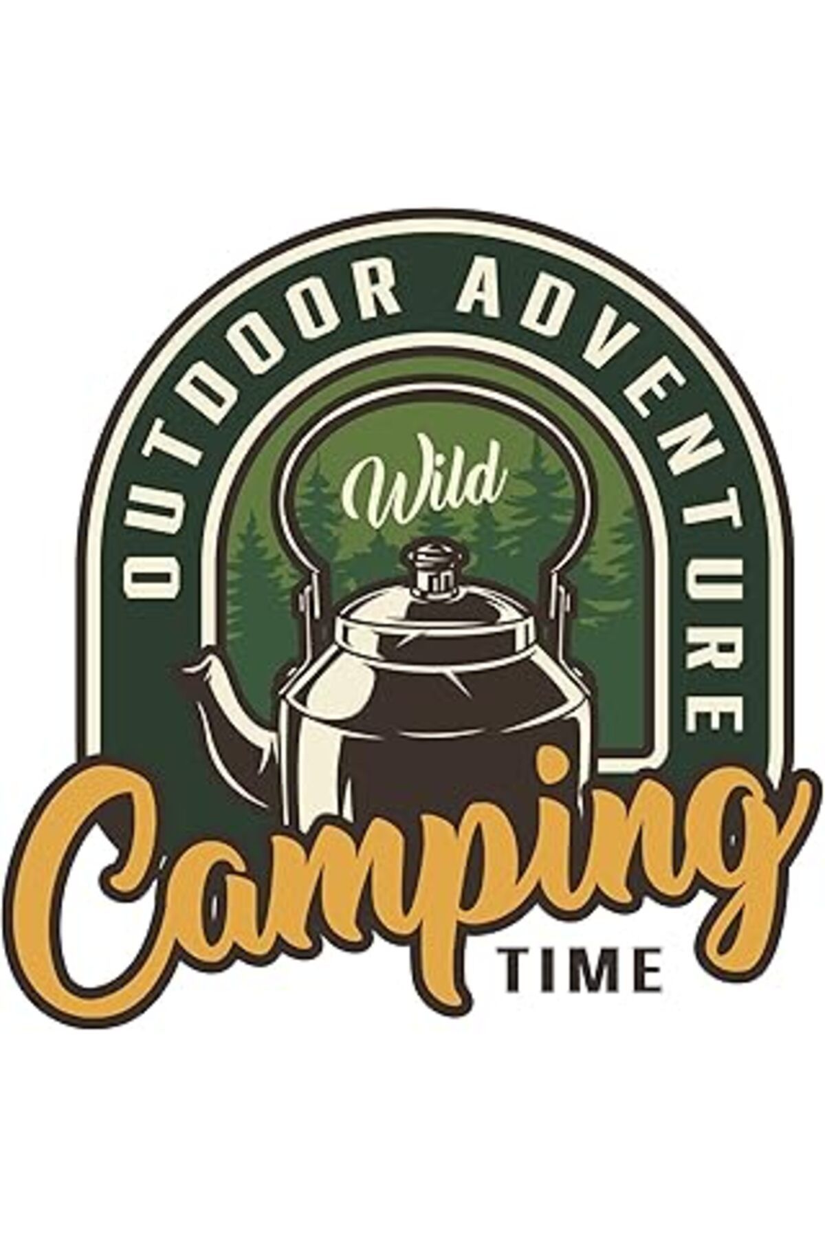 NZM TİCARET Quart Aksesuar Adventure Camping Çay Tea Sticker Oto Sticker Off Road 13 X 13 Cm