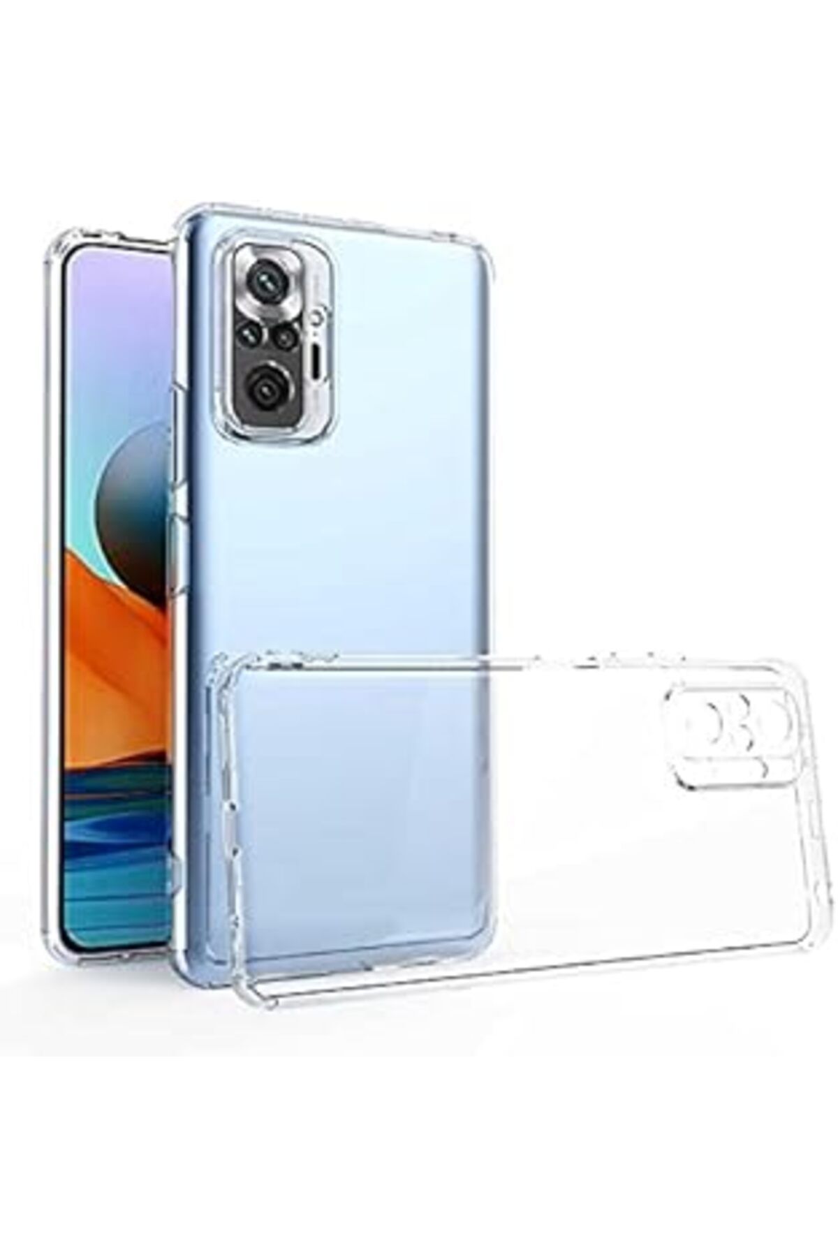 NZM TİCARET Mi Redmi Note 10 Pro Ile Uyumlu Kılıf Süper Silikon