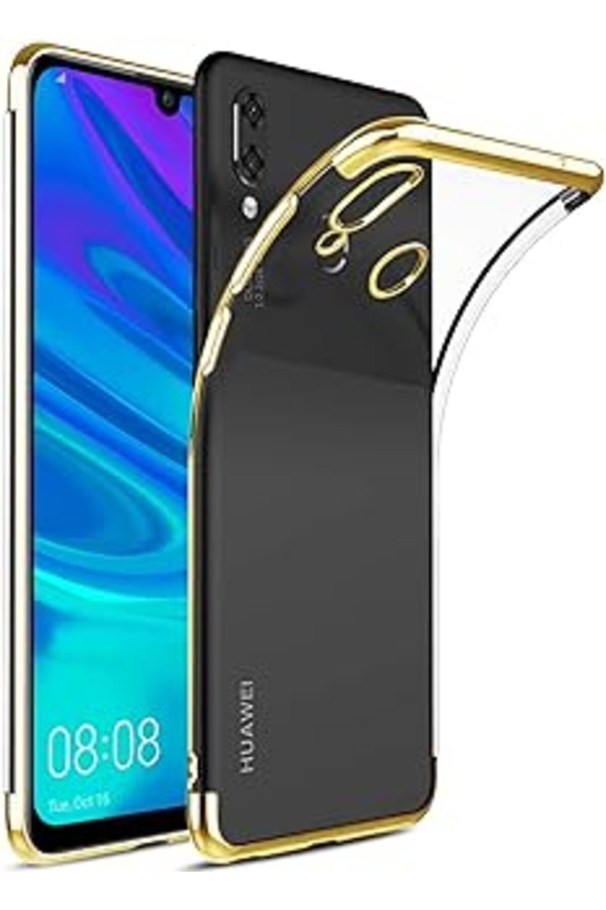 MAGNESİA Huawei Y7 Prime 2019 Kılıf Skyfall Transparent Clear