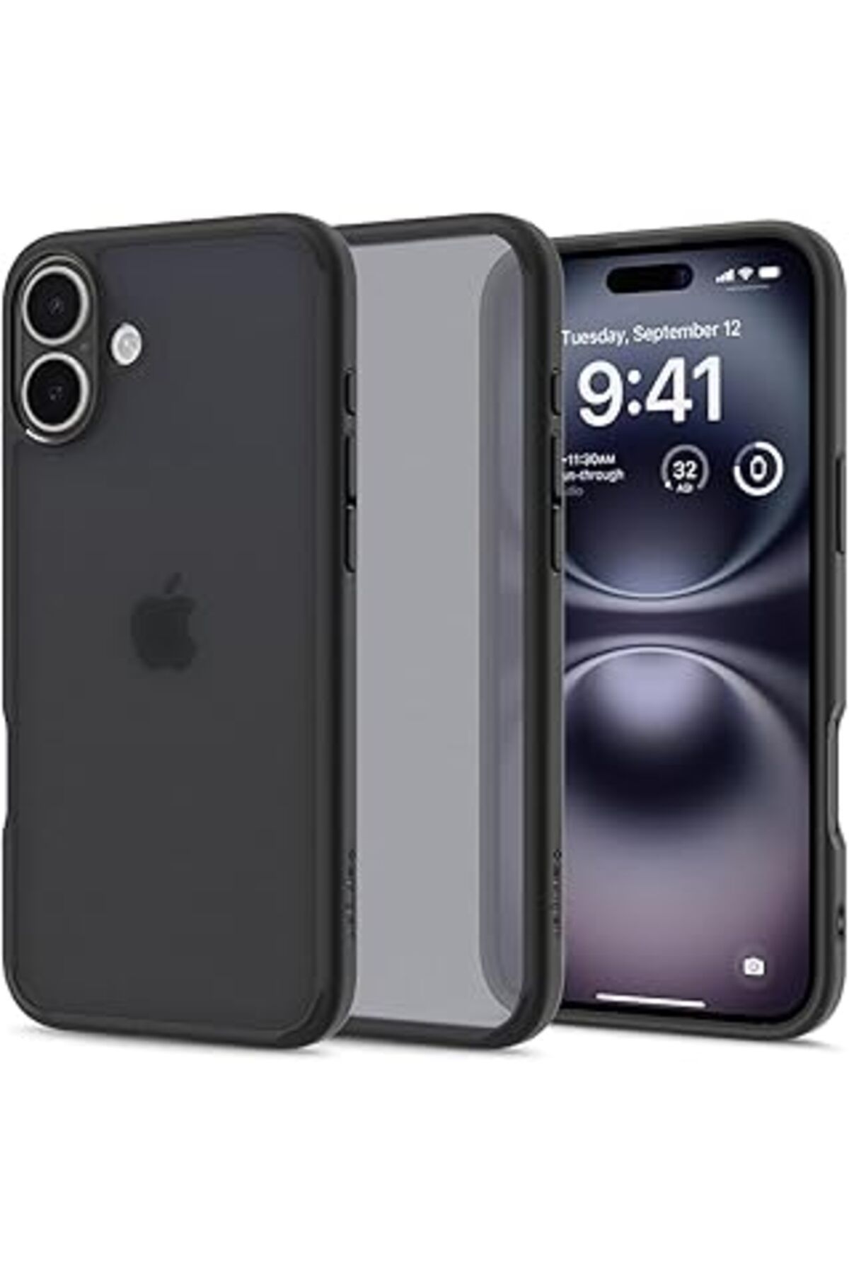 YTT Marketing Iphone 16 Plus Kılıf Ultra Hybrid Frost Black - Acs08071