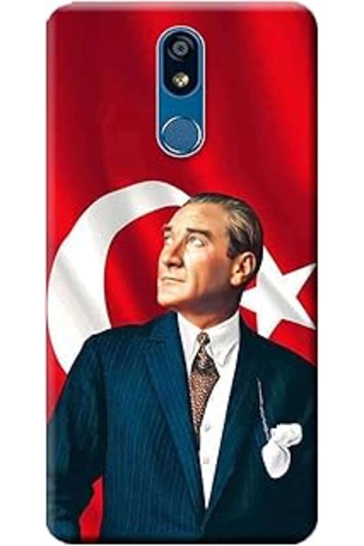 nerede bulurum Lg K40S Kılıf (Lmx430) Desen Baskılı Silikon Atatürk Stk: 105 Telefon Kılıfı