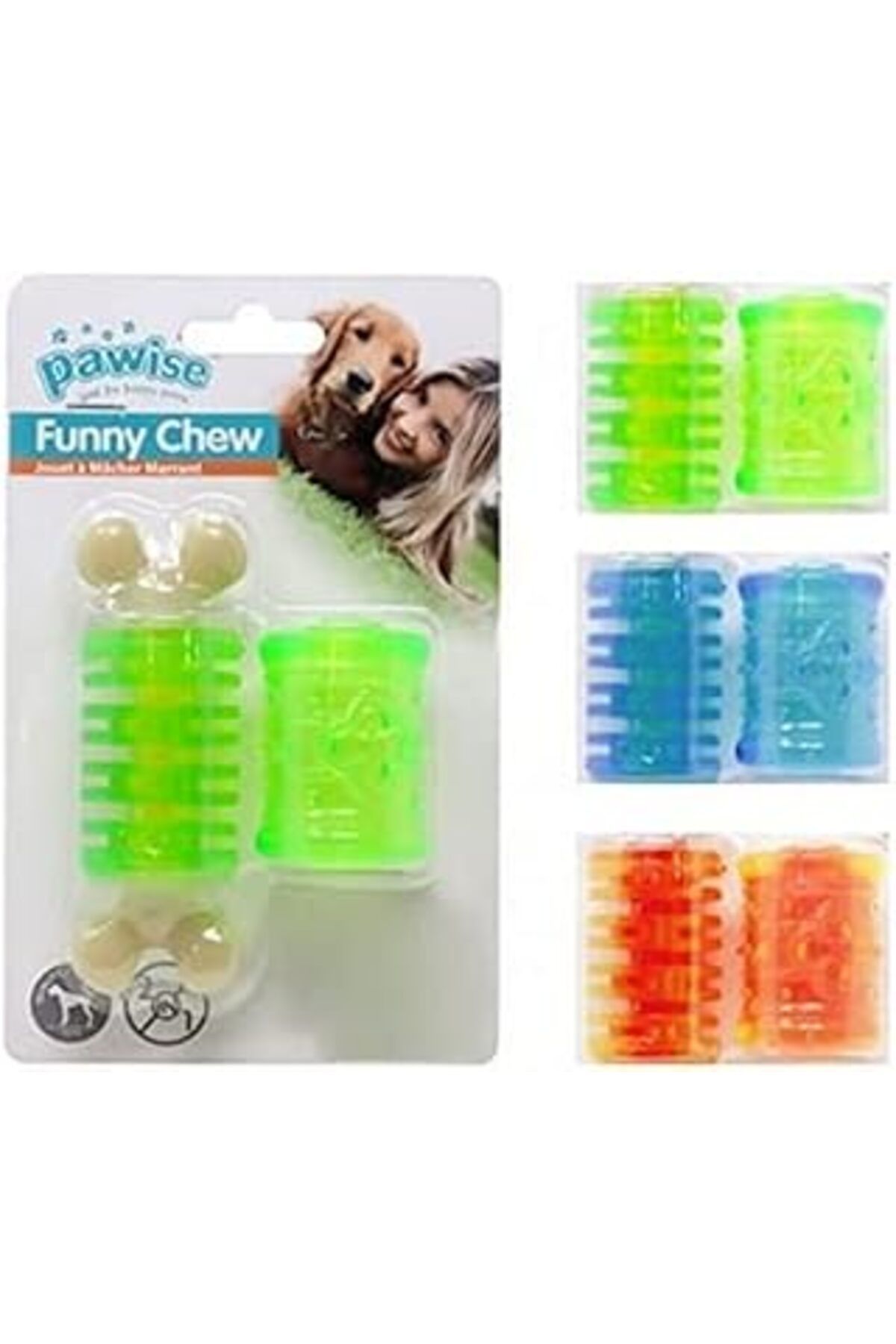 robotrend Pawise Funy Chew 2 In 1-M Lastik Köpek Oyuncağı