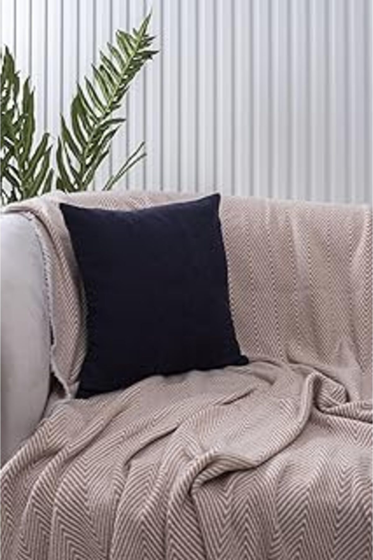 ShopZum Özsay Home Koyu Lacivert Sade Panorama Kırlent Kılıfı Çok Farklı Renk Seçeneğiyle, 40 X 40