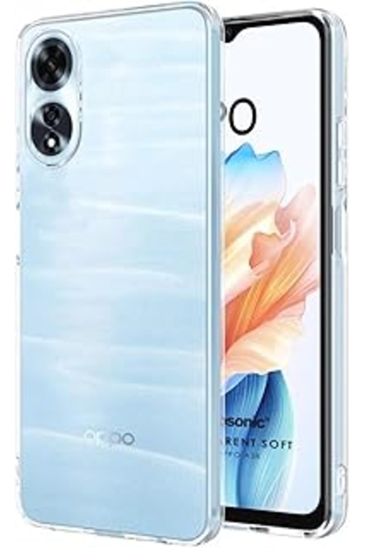 NZM TİCARET Oppo A38 Kılıf Transparent Soft Şeffaf [A38 Ile Uyumlu Kılıf - Şeffaf]