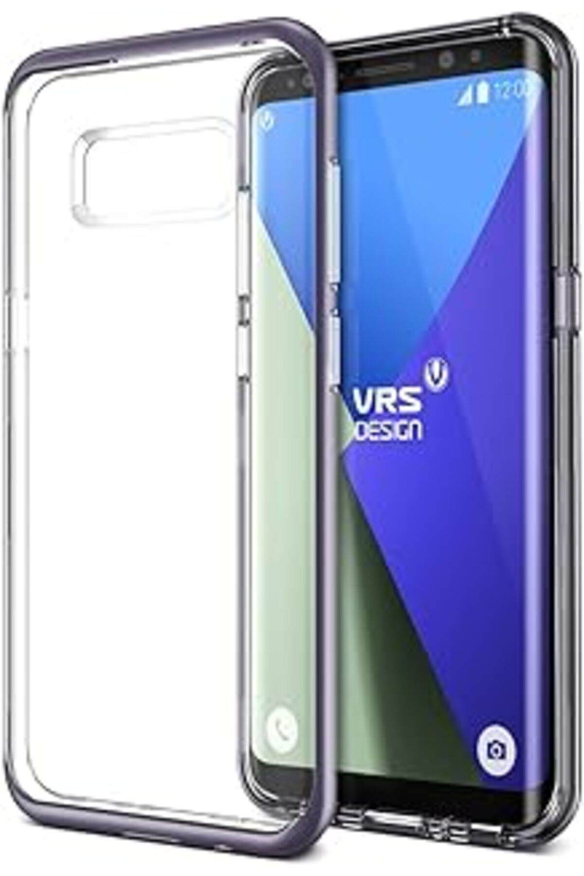 nerede bulurum Vrs Design Vrs86685 Vrs Galaxy S8 Plus Crystal Bumper Kılıf Orchid Gray