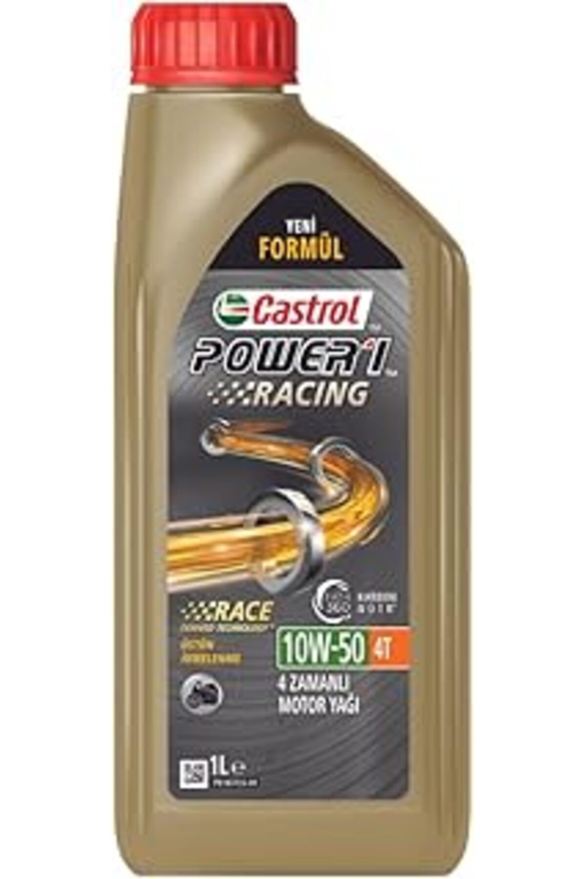 NZM TİCARET Castrol Power1 Racing 4T 10W-50 1 Litre Motosiklet Yağı