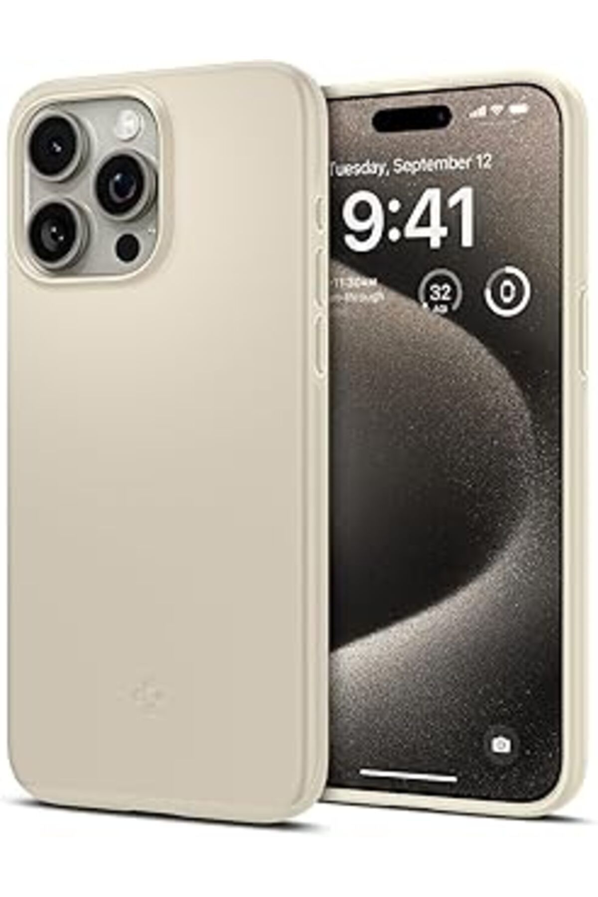 feifei Spigen Iphone 15 Pro Max Kılıf Thin Fit Mute Beige - Acs06551