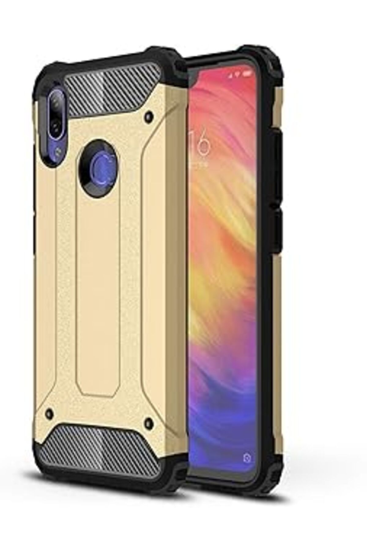 feifei Mi Redmi Note 7 Için Kılıf Rugged Armor [Redmi Note 7 Ile Uyumlu Kılıf - ]