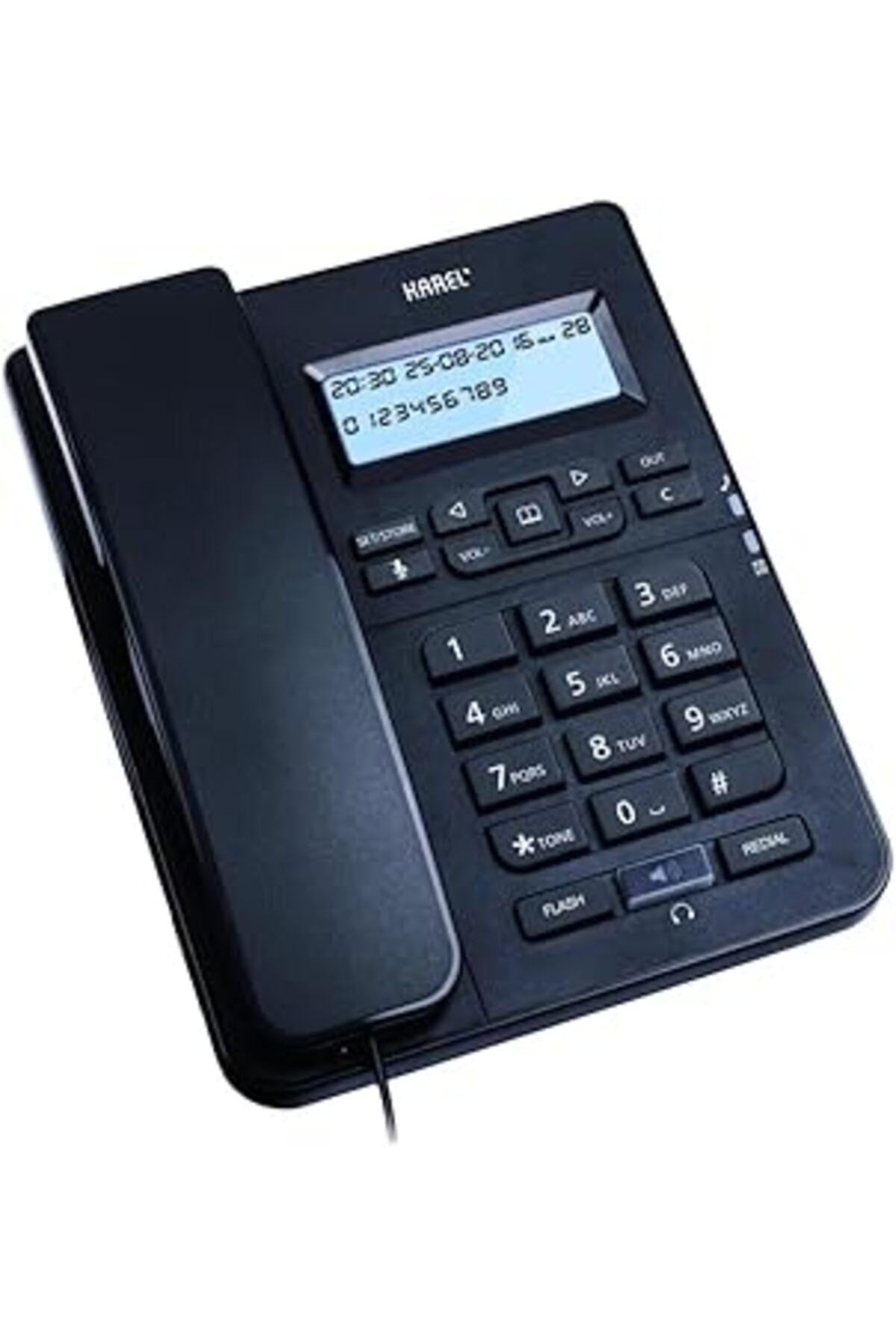 NZM TİCARET L Tm145 Siyah Tm145 Siyah Kablolu Telefon, Siyah