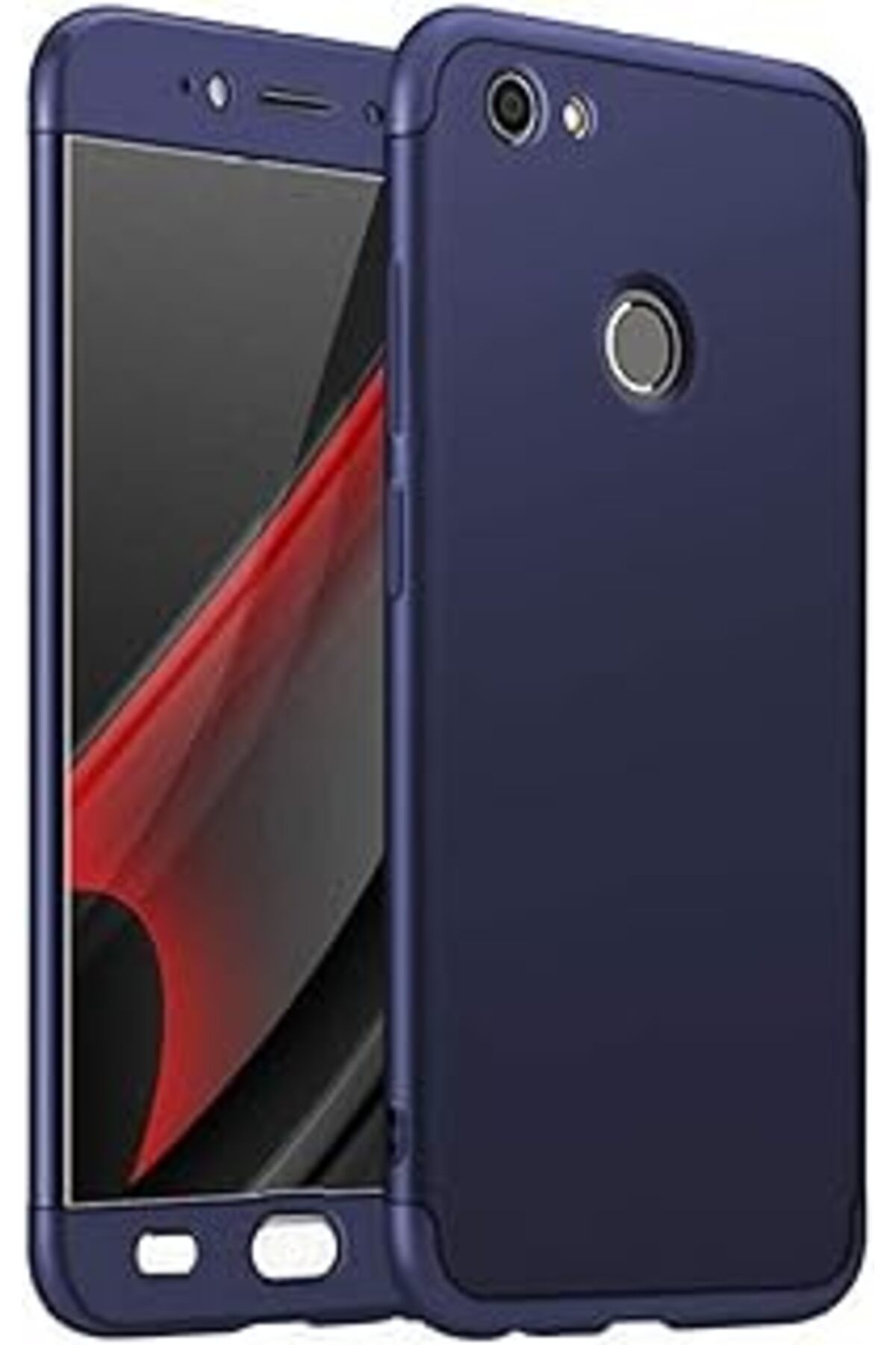 MAGNESİA Mi Redmi Note 5A Için Kılıf Double Dip 360 Protective Lacivert