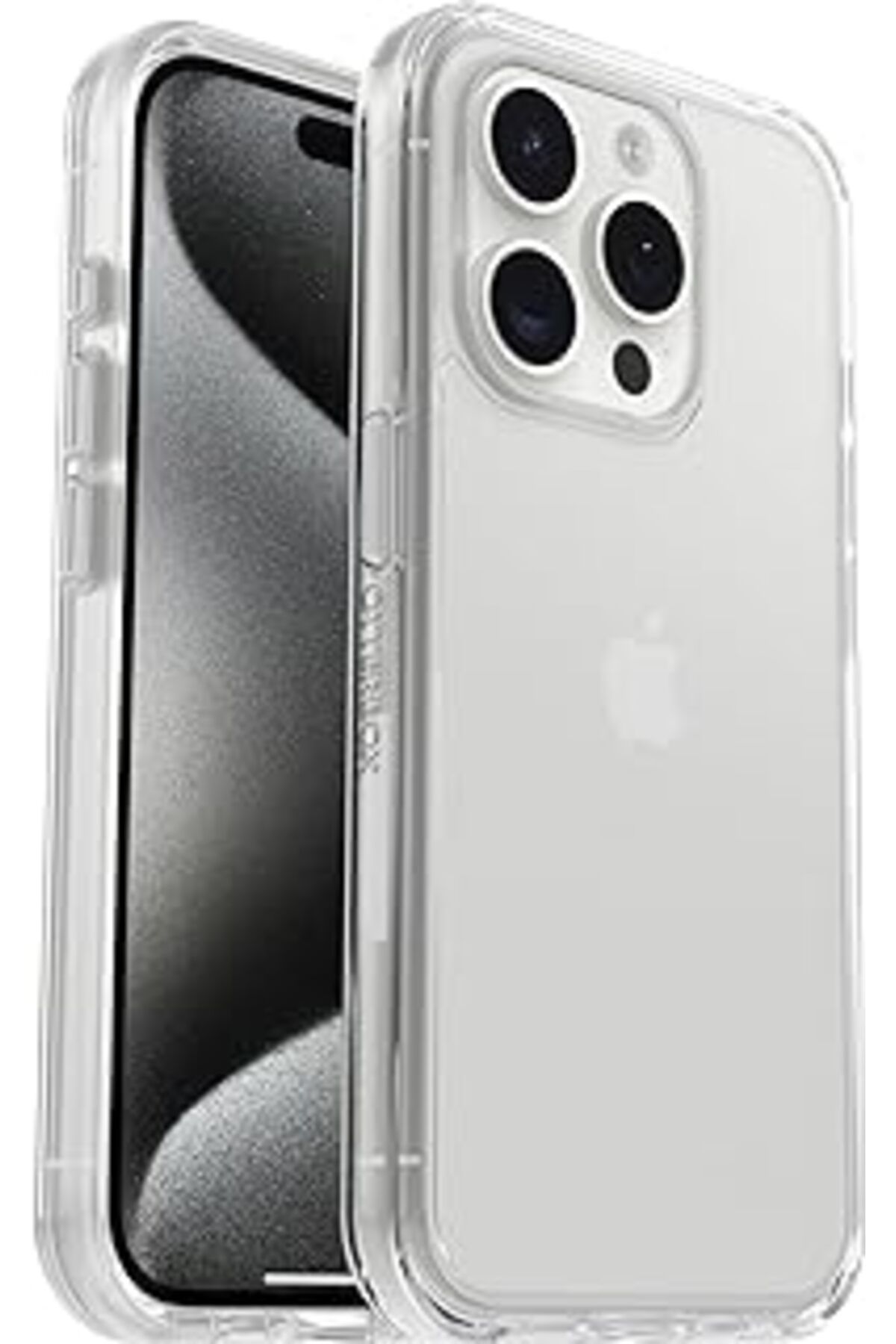 feifei Otterbox Iphone 15 Pro Için Otterbox Symmetry Clear Kılıf, Düşmeye Dayanıklı Koruyucu Kılıf, Askeri