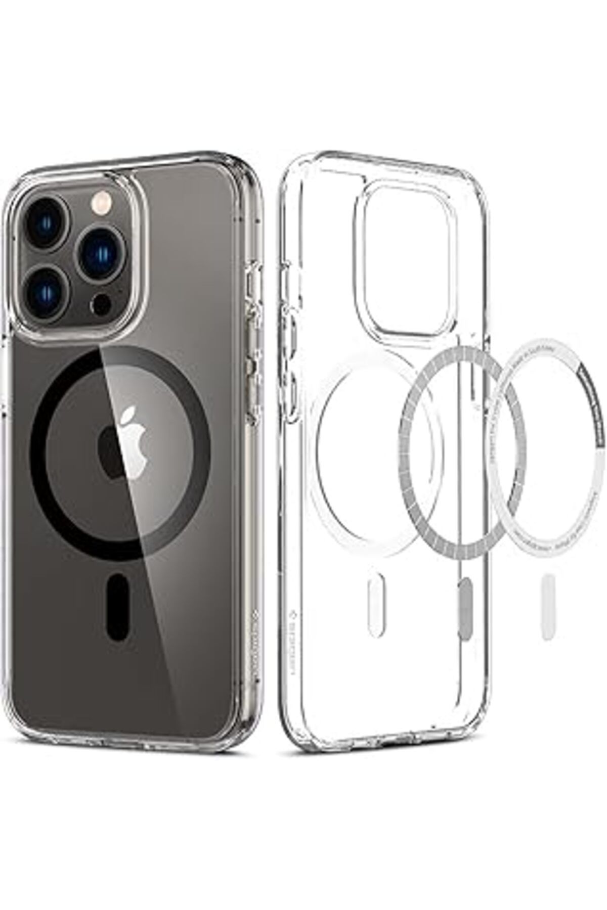 NZM TİCARET Spigen Iphone 13 Pro Kılıf Ultra Hybrid Magfit Magsafe Özellikli Black - Acs03268