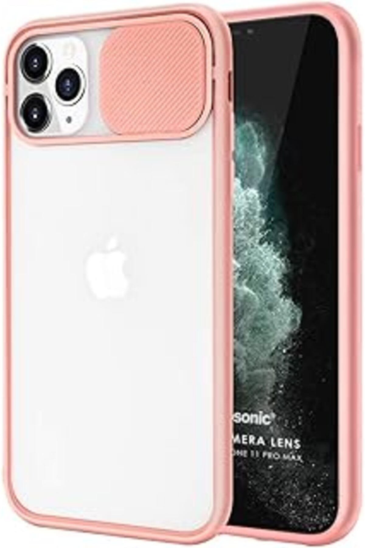 Ceet Markets Iphone 11 Pro Max Kılıf Slide Camera Lens Protection Pembe