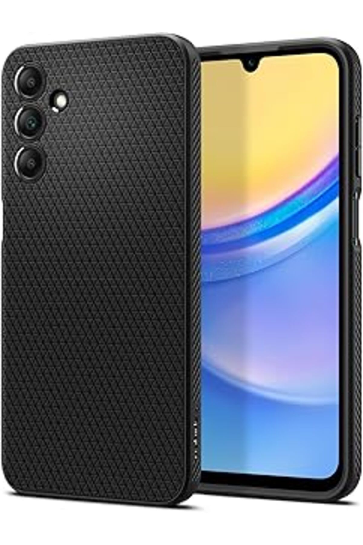 ebadi Galaxy A15 Kılıf Liquid Air Matte Black - Acs07246