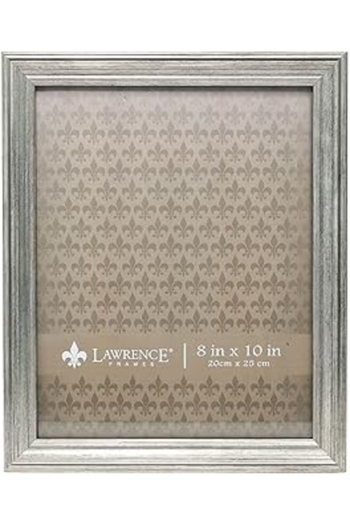 feifei Lawrence Frames Sutter Resim Çerçevesi, Cilalı, 20,3 X 25,4 Cm, Gümüş Rengi