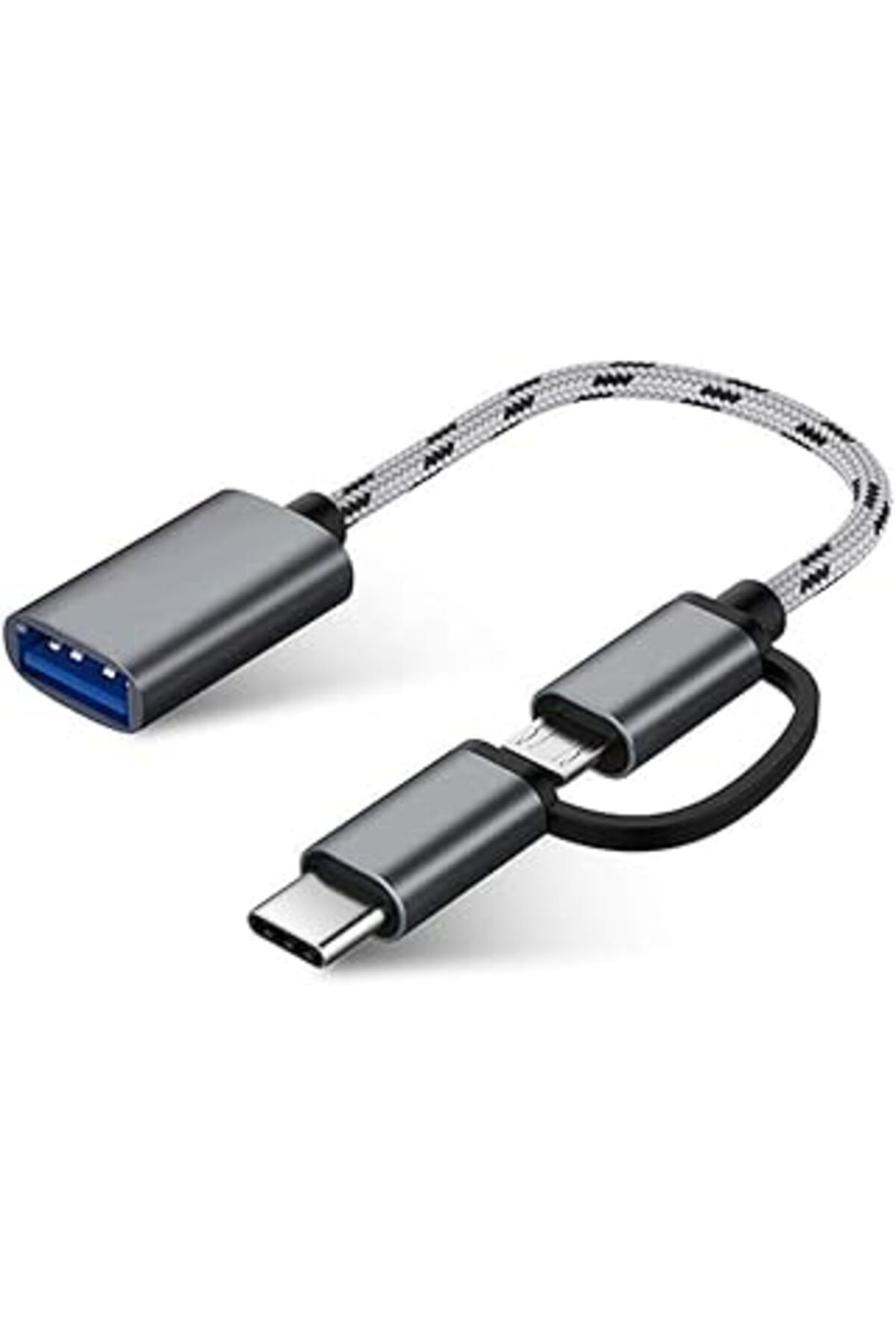 NZM TİCARET Ancheyn Usb 3.0 Otg To Type C Micro Usb Data Şarj Çevirici Dönüştürücü Adaptör 4901