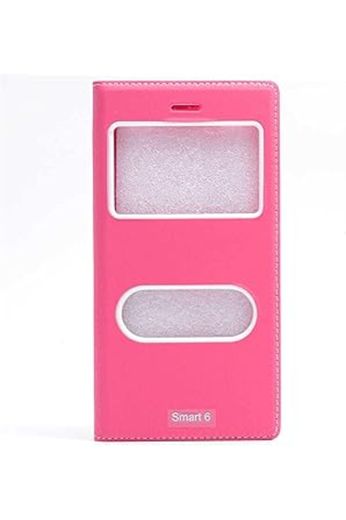 MAGNESİA 7471 Vfone Smart 6 Ile Uyumlu Kılıf, Dolce Case, Pembe Koyu