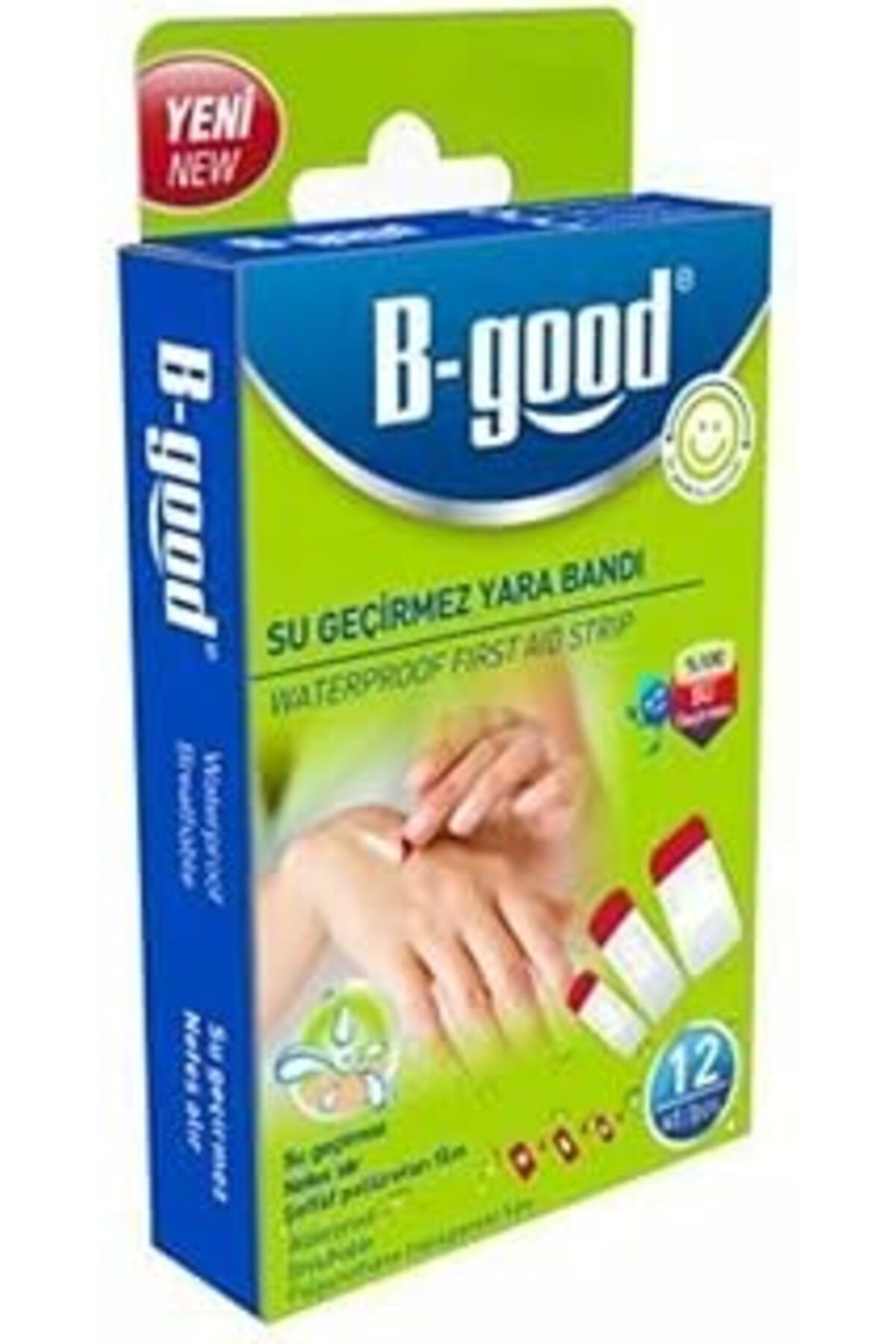 NZM TİCARET B-Good-B Good Su Geçirmez Yarabandı 12 Li